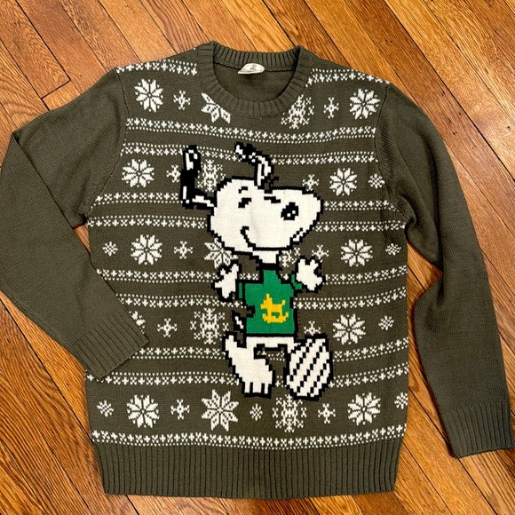 Peanuts Sweaters Peanuts Snoopy Knit Sweater Poshmark